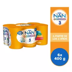 NAN - Six Pack Fórmula Alimento Líquido Nan 400 g