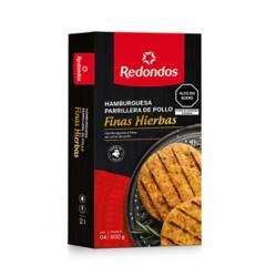 REDONDOS - HAMBURGUESA DE FINAS HIERBAS REDONDOS X600 GR