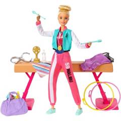 Muñeca Barbie Gimnasia