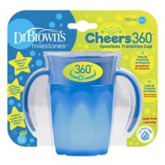 DR BROWNS - Vaso Cheers 360° Azul de Dr Browns