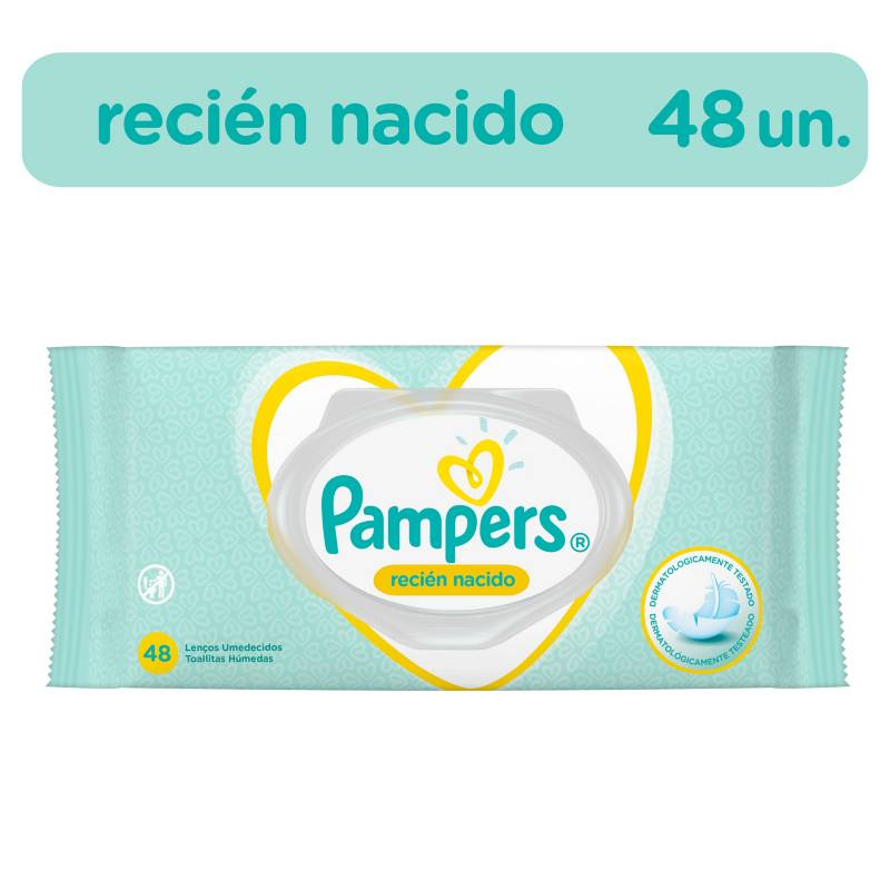 PAMPERS - Toallitas húmedas Pampers para recién nacidos 48 unidades