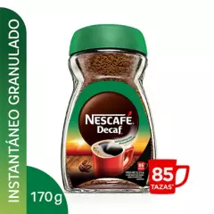 NESCAFE - Café instantáneo descafeinado Nescafé 170 g