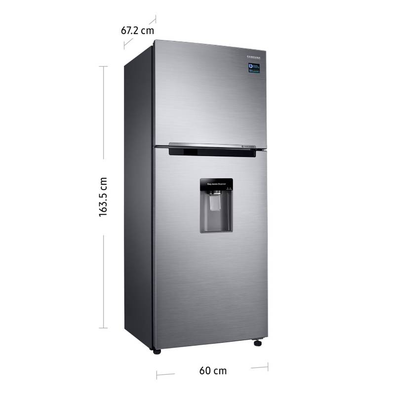 SAMSUNG - Refrigeradora 299 L Twin Cooling con Dispensador  RT29K571JS8/PE