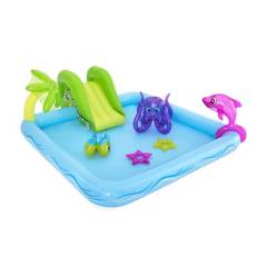 BESTWAY - Acuario Inflable 2.39 m x 2.06 m x 86 cm