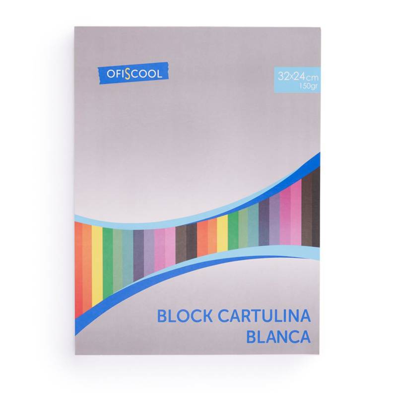 Block Cartulina Blanca X 25H