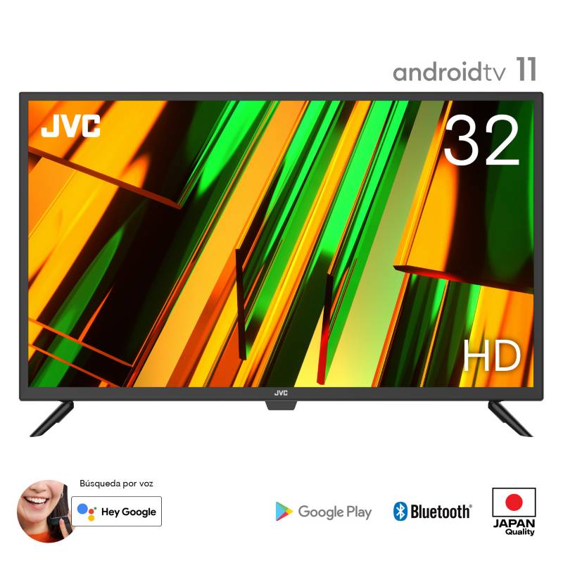 JVC - Televisor JVC 32'' Led Hd Android Bt Smart Tv LT-32KB208