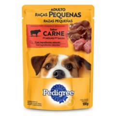 Comida húmeda para perros Pedigree adultos pequeños sabor carne 100 g