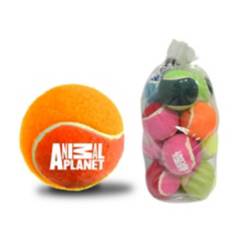 ANIMAL PLANET - Bola de tenis para mascotas Animal Planet 12 unidades
