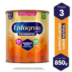 ENFAGROW - Alimento lácteo Enfagrow Premium Promental Etapa 3 Natural de 850 g