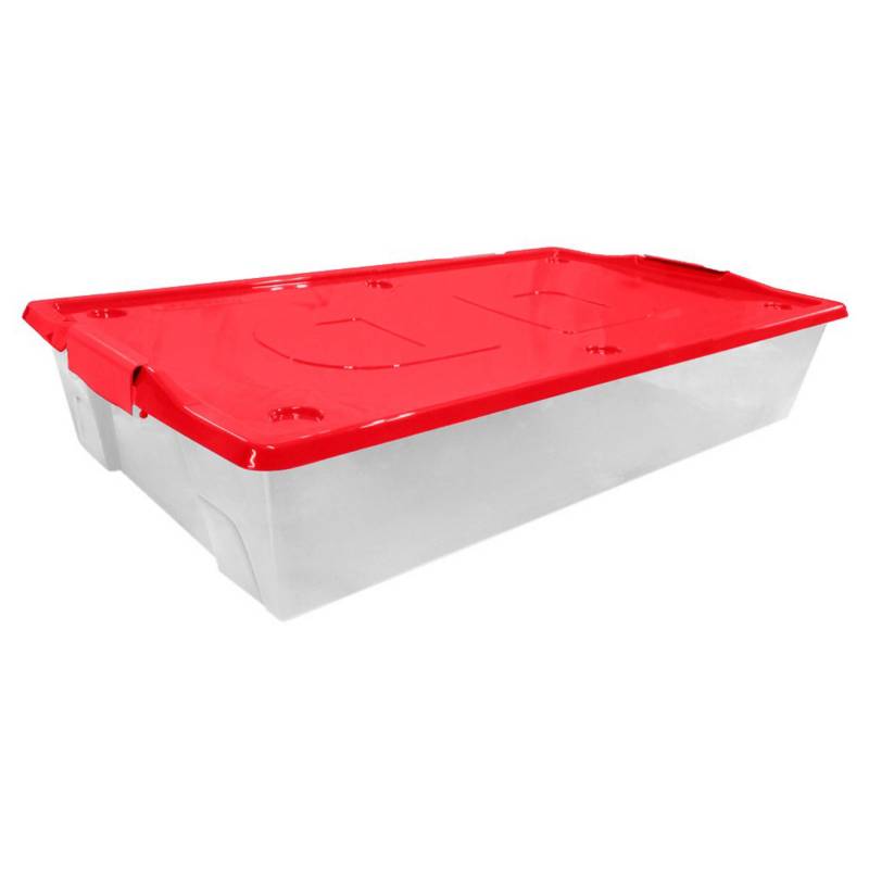 Caja organizadora Duraplast Bajo Cama Super Dlux Azul