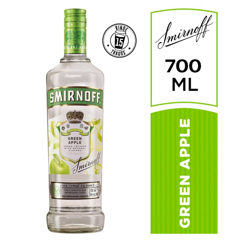 Vodka de Manzana Verde de mL | Tottus Perú