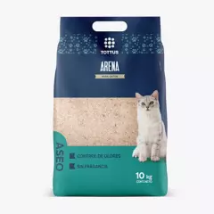 TOTTUS - Arena para gatos Tottus sin perfume de 10 kg