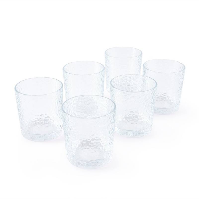 MICA Set de Vasos Vidrio 6 Piezas 400 ml Mica