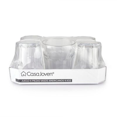 Juego Vasos Rayas 6 Piezas MICA