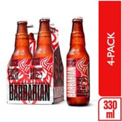 BARBARIAN - Four Pack Cerveza Peruvian Red Ale 330 mL