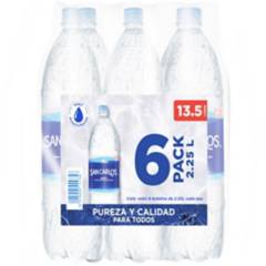 SAN CARLOS - Six Pack de Agua San Carlos de 2.25 L