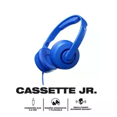SKULLCANDY - Audífonos Skullcandy Cassette Junior Cableado Azul