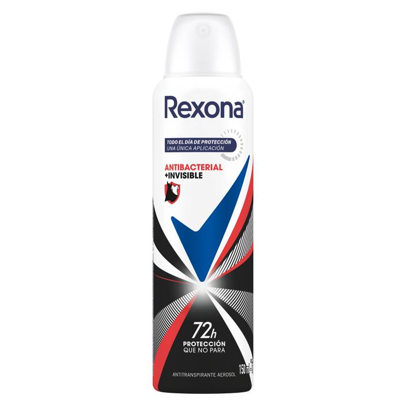 Desodorante en Aerosol para Mujer REXONA Antibacterial Frasco 150ml