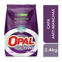 OPAL - Detergente en polvo Opal Ultra Anti Mancha Floral en bolsa de 2.4 kg