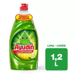 AYUDIN - Lavavajilla Líquido Lima Limón Ayudín