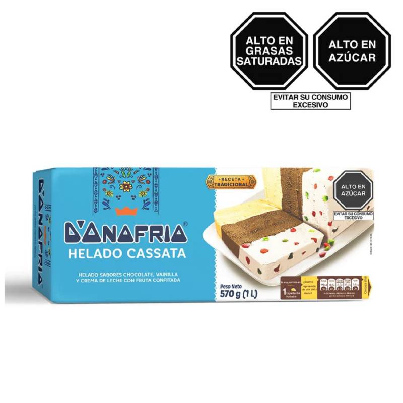 HELADO DONOFRIO CASSATA CHOCOL VAINILLA CAJA X 1L | Tottus Perú