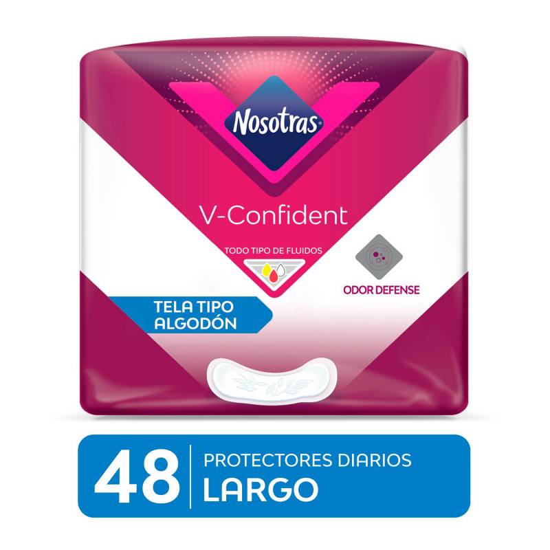 Protectores Diarios Nosotras V Confident Largo 48 Unidades Tottus Perú 7013