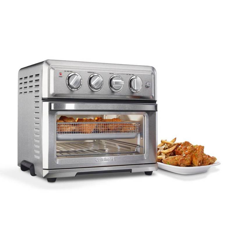 Cuisinart - Horno tostador de convección TOA-60 y freidora de aire, color  plata