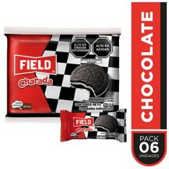 FIELD - Six pack de galletas Charada sabor chocolate y rellenas de vainilla