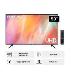 Televisor Samsung 50" LED UHD 4K Smart TV UN50AU7090GXPE