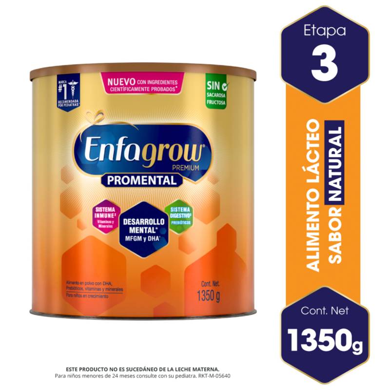 ENFAGROW - Alimento lácteo Enfagrow Etapa 3 Premium Promental de 1350 g