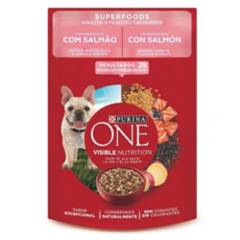 PURINA ONE - Comida húmeda para perros Purina One cachorros sabor salmón 85 g