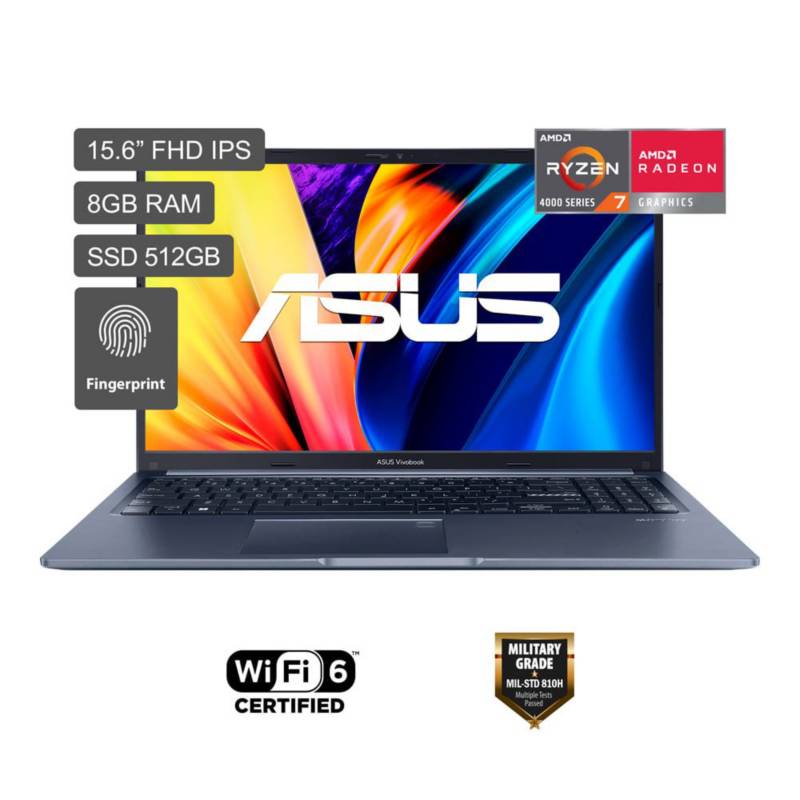 ASUS - Laptop M1502Ia-Ej026W Amd Ryzen™ 7 4600H Windows 11 8Gb 512Gb Ssd 15 