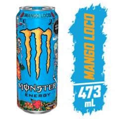 Bebida energizante Monster Mango Loco de 473 mL