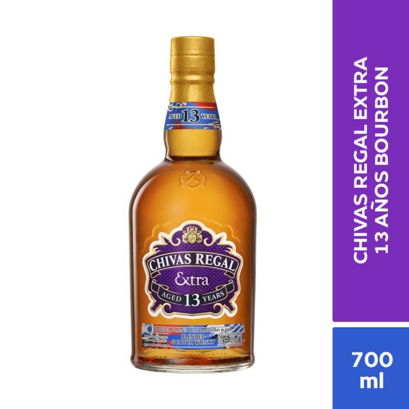 CHIVAS REGAL - Whisky Chivas Regal Extra 13 años Bourbon 700 mL