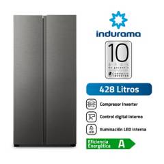 INDURAMA - Refrigeradora 428 Lt RI769  - Side by Side
