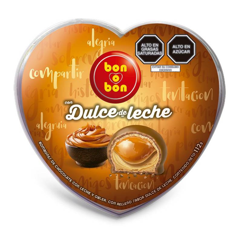 Corazón de chocolate con leche