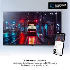 JVC - Televisor JVC de 65" tecnología LED UHD diseño sin marco y sistema operativo Android 11 Smart TV modelo LT-65KB527