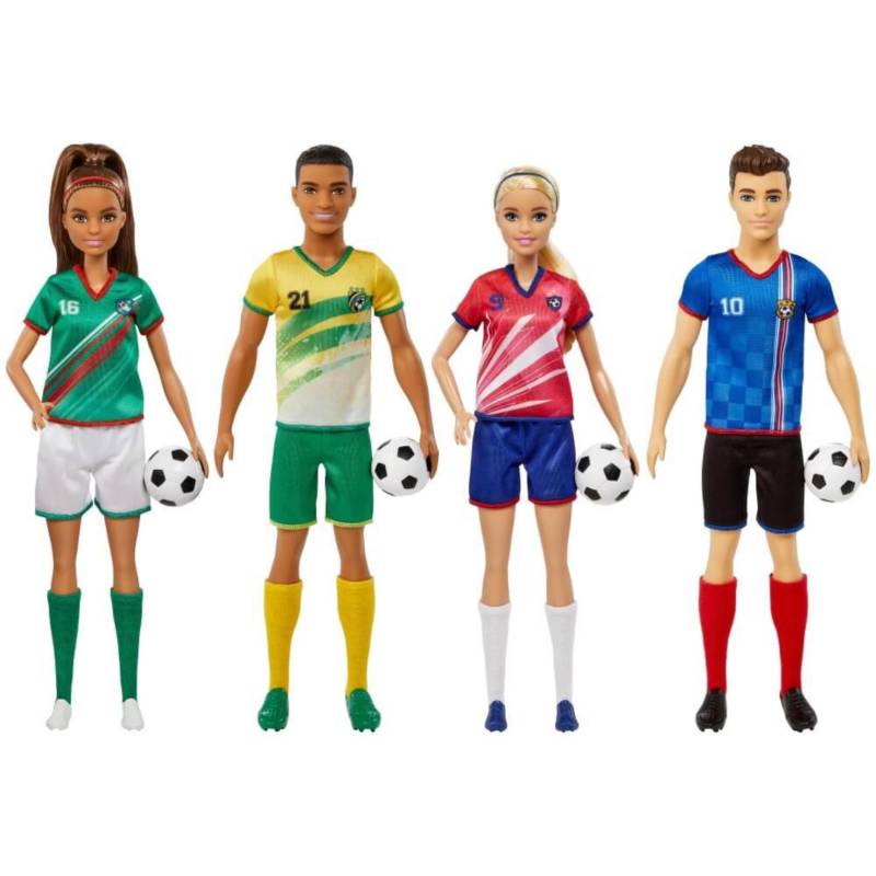 BARBIE - Barbie Surtido de Fútbol