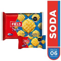 FIELD - Six Pack Galleta Soda Field 192 g