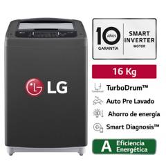 LG - Lavadora WT16BPB 16Kg Smart Motion Carga Superior Negro Claro LG