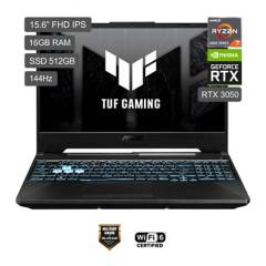 ASUS - Laptop Gamer TUF A15 AMD Ryzen 7 4800H 16Gb 512Gb SSD RTX 3050 15.6" FHD