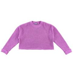 REDWOOD - Chompa Crop Chenille Mujer