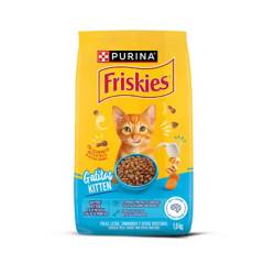 FRISKIES - Alimento seco para gato Friskies Kitten sabor pollo zanahoria y leche de 1 kg
