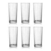 Set de 6 Vasos de Vidrio Lisos Cristal INSPIRA