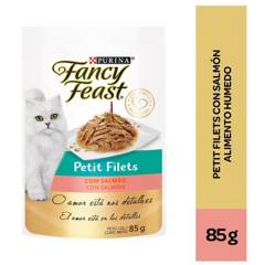 FANCY FEAST - Alimento húmedo para gatos Fancy Feast Fillet de Salmón de 85 g