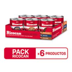 RICOCAN - Trocitos en salsa sabor pollo y verduras cordero y carne Ricocan adultos