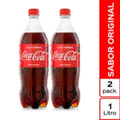 Two Pack Coca Cola 1L