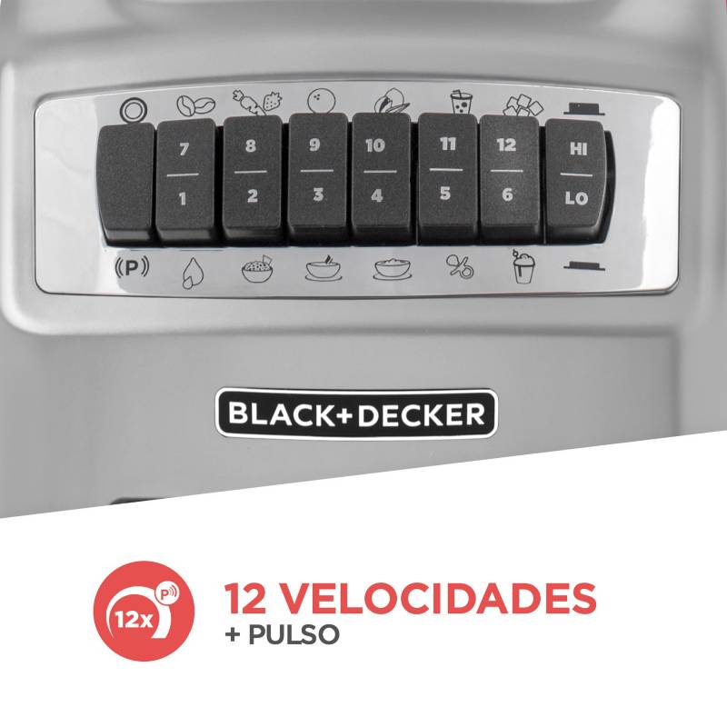 BL1140MB-MX Licuadora 12 velocidades Pulverix™