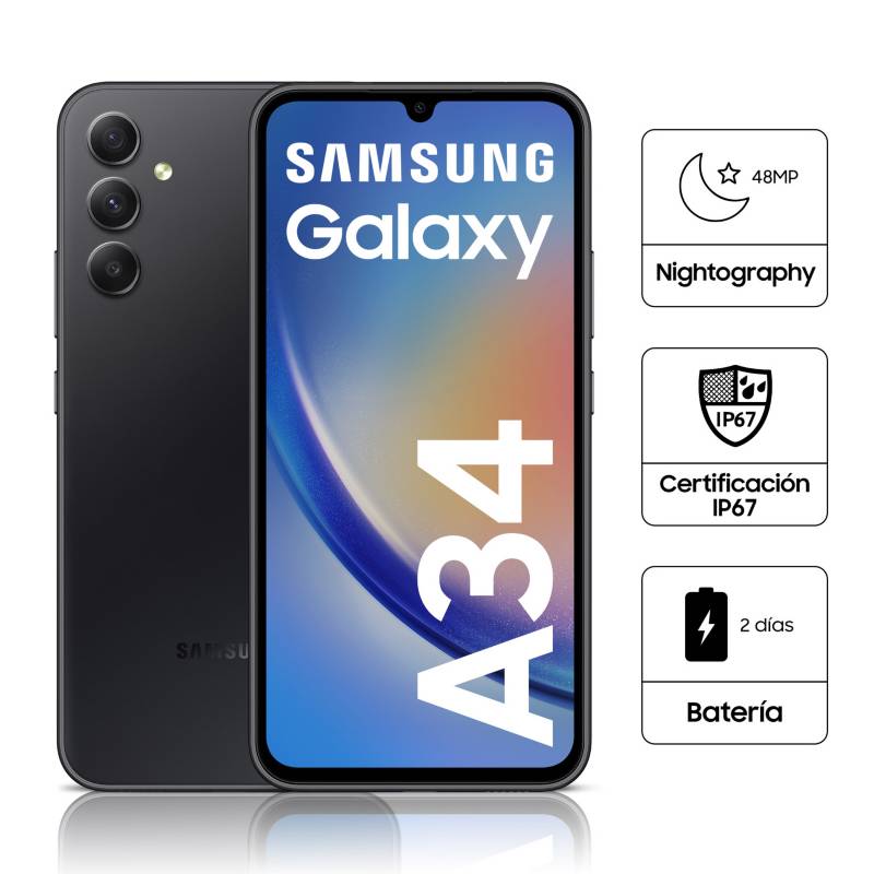 Samsung Galaxy A34 5G 6Gb 128Gb Grafito