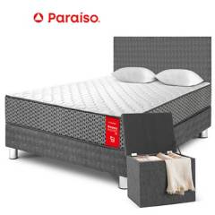 PARAISO - Dormitorio Nappy Pocket 20 2 Plazas + Baúl C